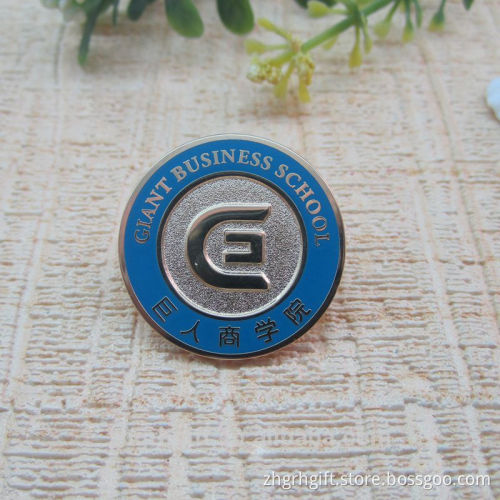 China Factory Direct Sales OEM Design Gold School Lapel Pin Metal Badge